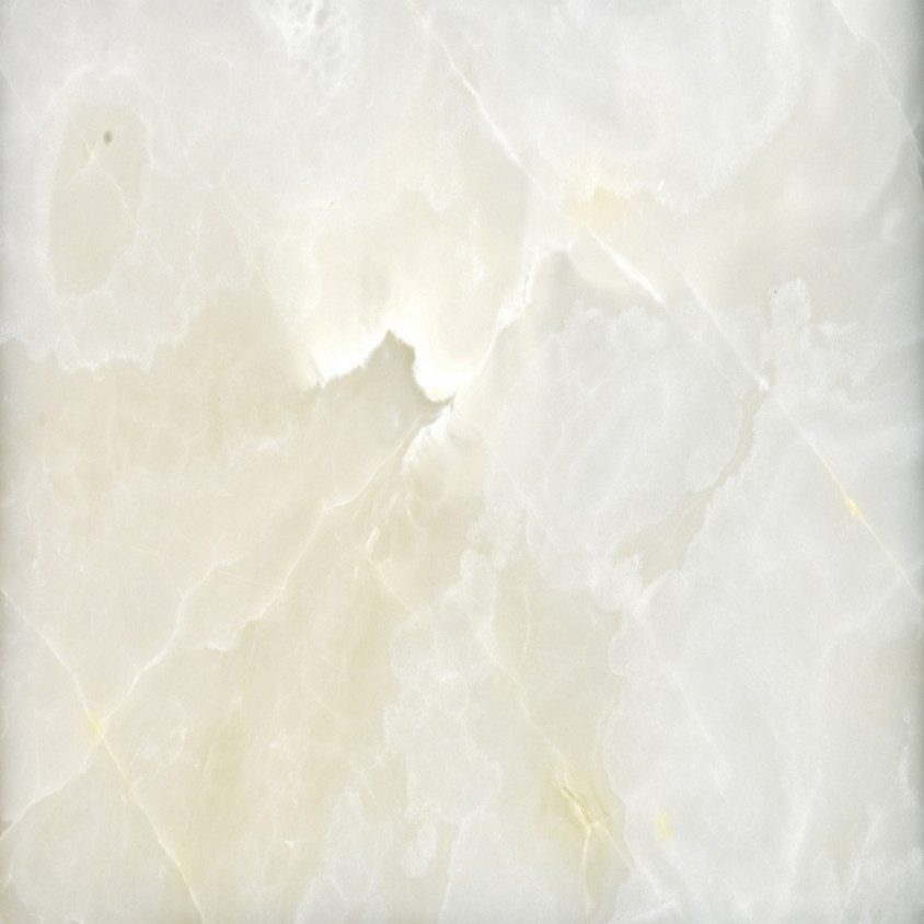 PLATEAU CARRE 45X45X1,2 ONYX WHITE SILK 