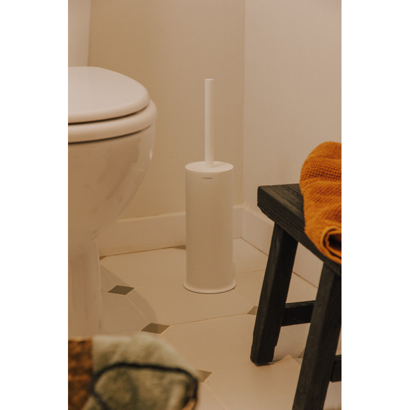 COSMIC GEYSER PORTE-BALAYETTE SOL BLANC MAT 