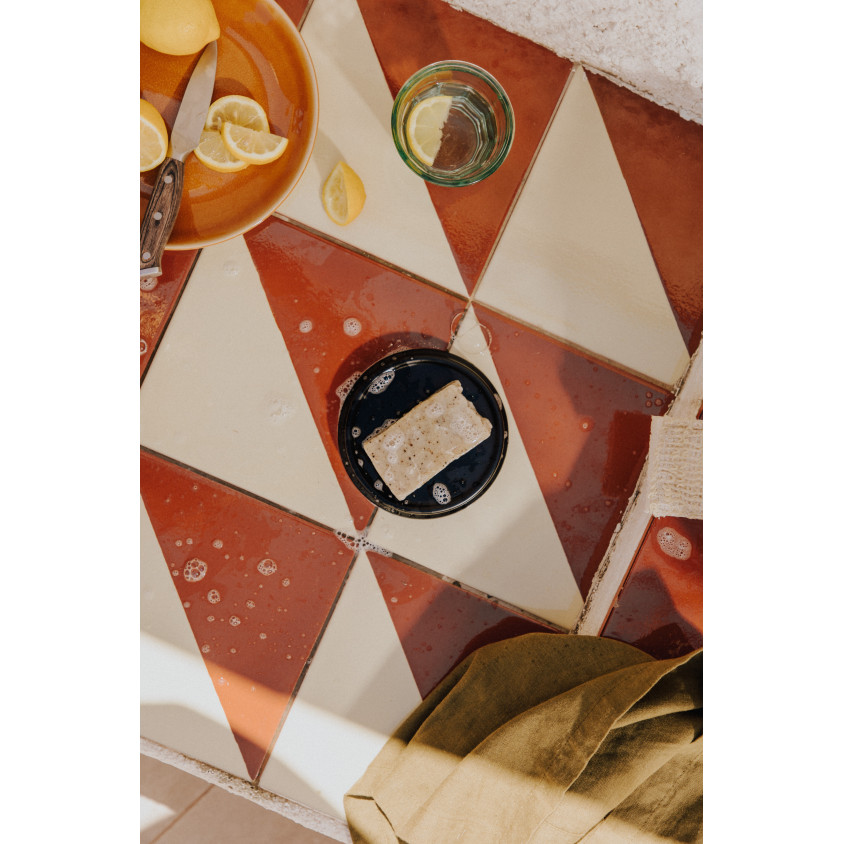 COSMIC GEYSER PORTE-SAVON A POSER NOIR MAT 