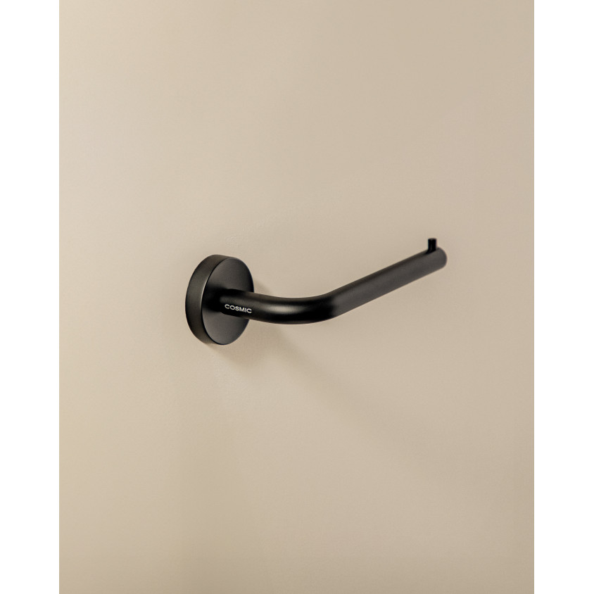 COSMIC GEYSER PORTE-ROULEAUX SANS COUVERCLE DUAL  SMARTFIX NOIR MAT