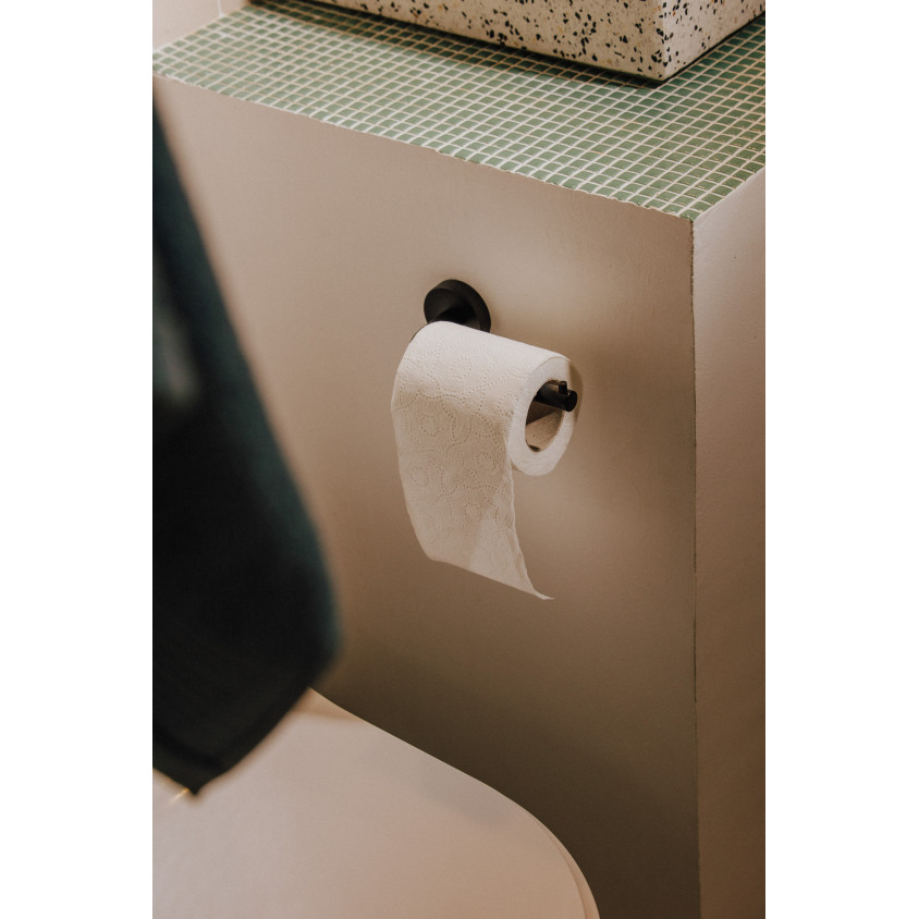 COSMIC GEYSER PORTE-ROULEAUX SANS COUVERCLE DUAL  SMARTFIX NOIR MAT