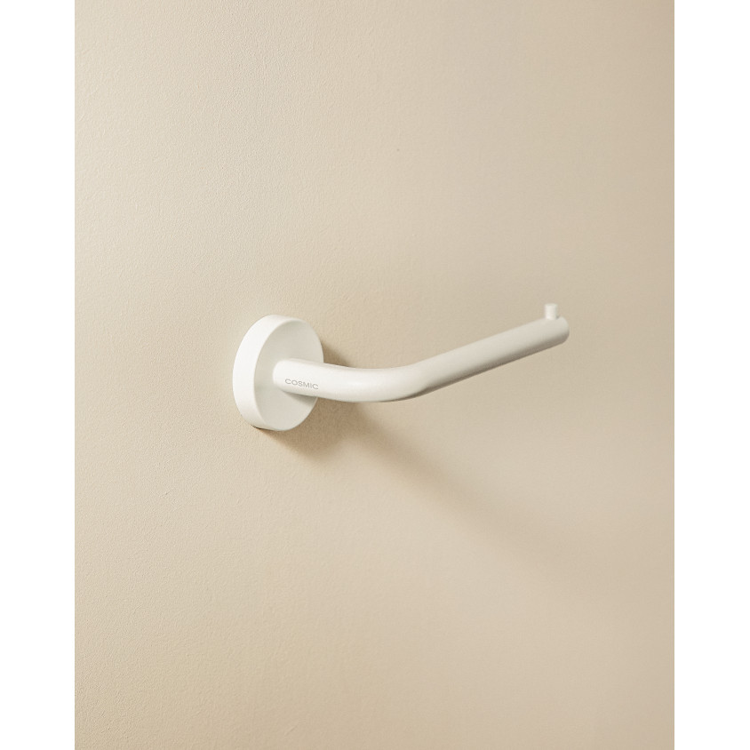 COSMIC GEYSER PORTE-ROULEAUX SANS COUVERCLE DUAL  SMARTFIX BLANC MAT