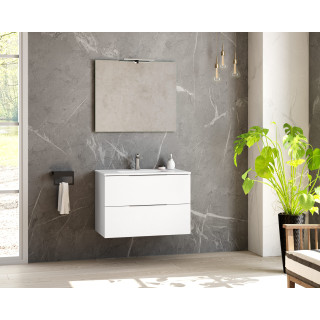ENSEMBLE NEW MAE 90 CM BLANC BRILLANT 