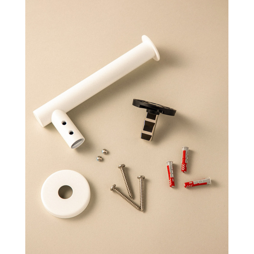 COSMIC AS+ PORTE-ROULEAUX SANS COUVERCLE BLANC MAT 