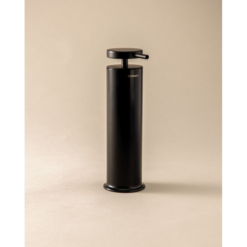 COSMIC GEYSER PORTE-SAVON LIQUIDE A POSER (185ML)  NOIR MAT