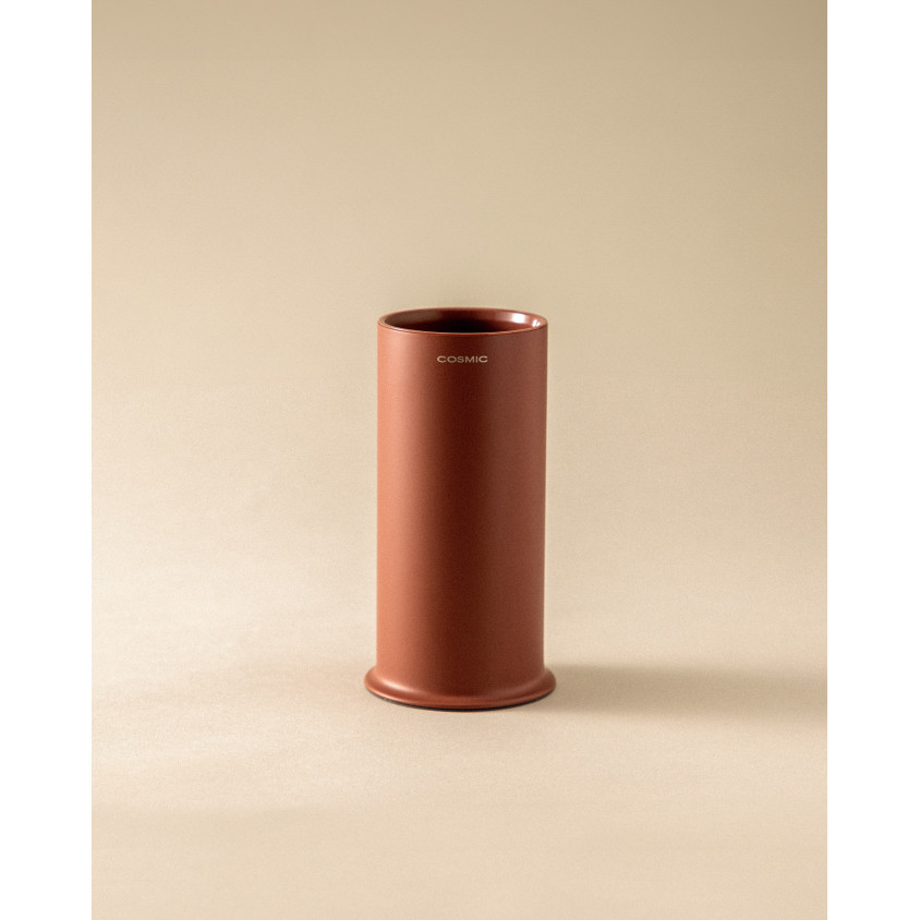 COSMIC GEYSER PORTE-BROSSE A DENTS A POSER  TERRACOTA