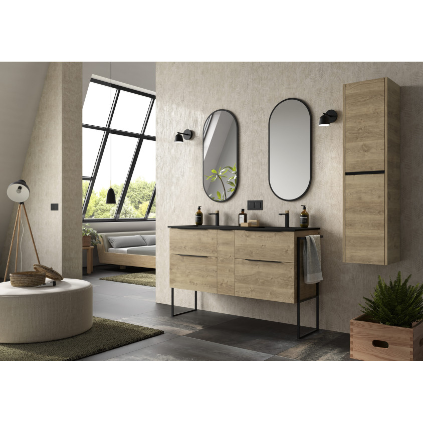 ENSEMBLE NEW MAE INDUS 120 CM CHENE NATUREL