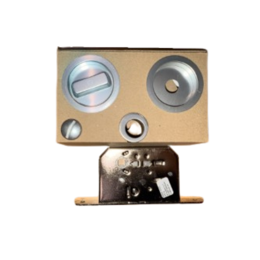 ENSEMBLE POIGNEES COQUILLE TIRE DOIGT  CONDAMNATION CHROME REF : 68050