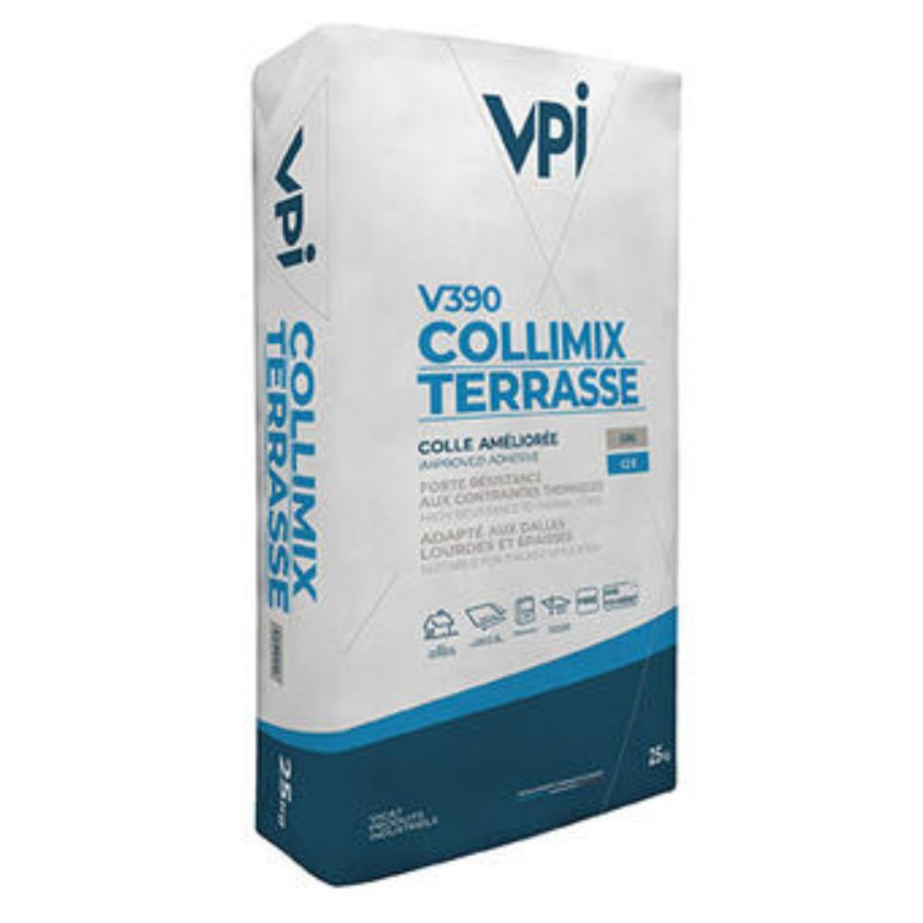 V390 COLLIMIX TERRASSE GRIS 25KG