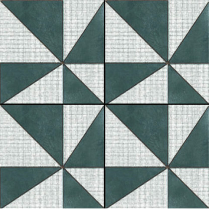 MUTINA AZULEJ GIRA NERO 20X20 PUA41 