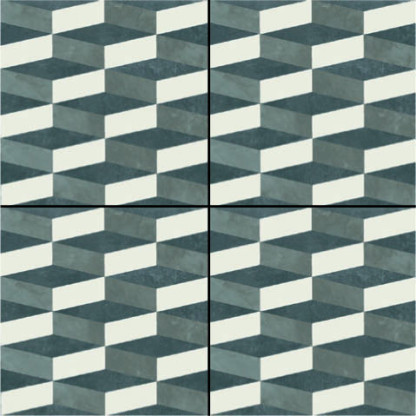 MUTINA AZULEJ CUBO NERO 20X20 PUA45 