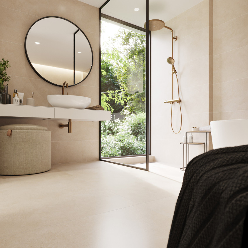 RAKO BETONICO BLANC-GRIS ABS 45X45 