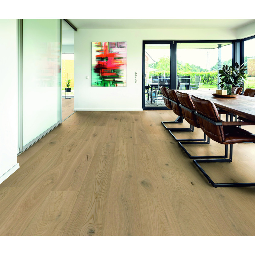 TER HURNE HYWOOD CLASSIC COLLECTION CHENE DOVRE  BROSSE 2197X233X11MM MICRO-CHANFREIN AUX 4 COTES 