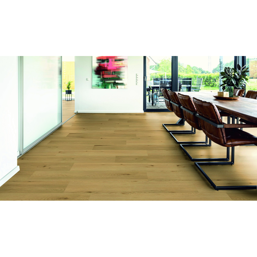 TER HURNE SOL DESIGN VINYLE CLIPSABLE CLASSIC  EDITION CHENE MARSEILLE BROSSE 4 1517,7X235X6MM 