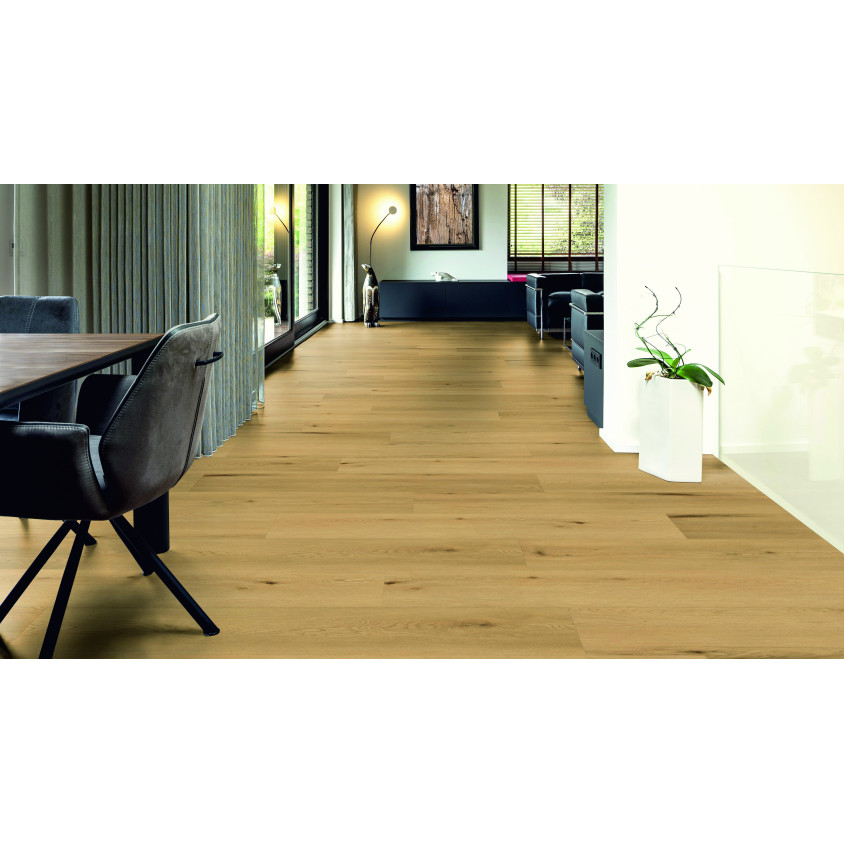 TER HURNE SOL DESIGN VINYLE CLIPSABLE CLASSIC  EDITION CHENE MARSEILLE BROSSE 4 1517,7X235X6MM 