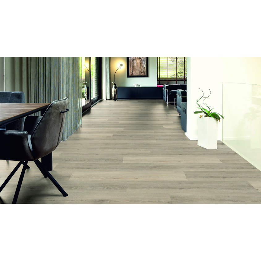 TER HURNE SOL DESIGN VINYLE CLIPSABLE CLASSIC  EDITION CHENE BRUGES BROSSE 5 1517,7X235X6MM 