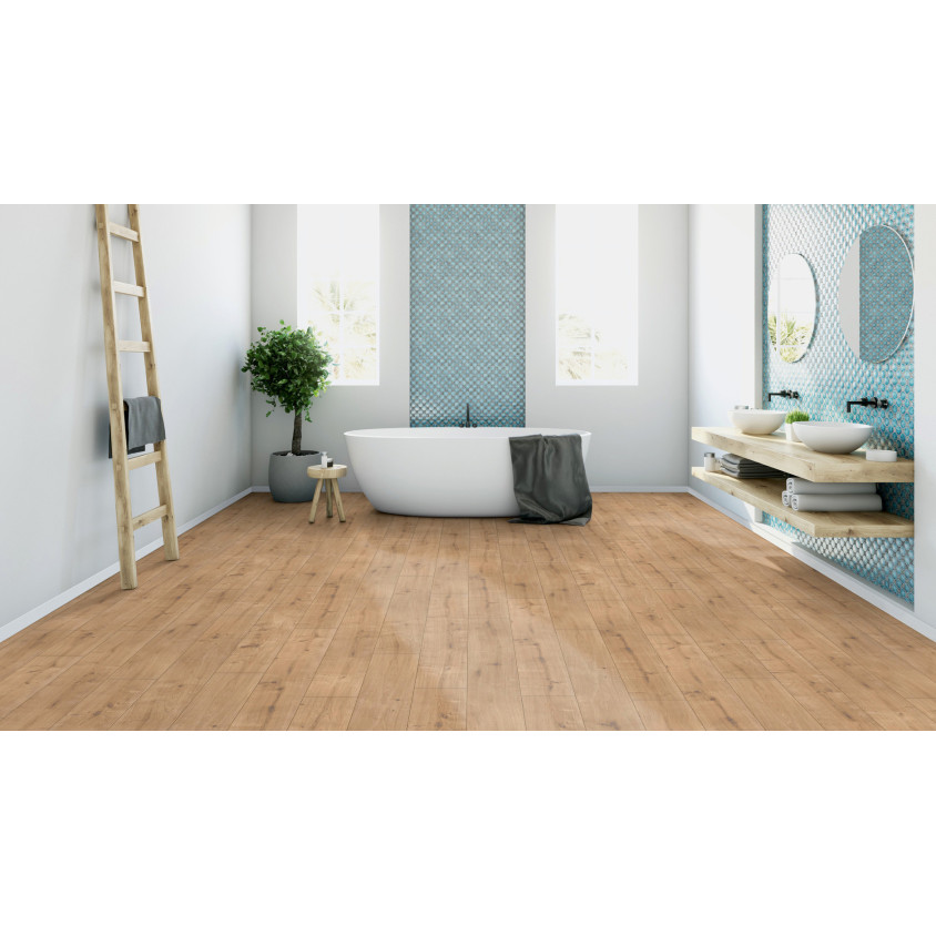 TER HURNE DURECO FLOOR CLASSIC EDITION CHENE ELBA  BROSSE LINEAIRE 1288X195X12MM CHANFREIN EN V 4 