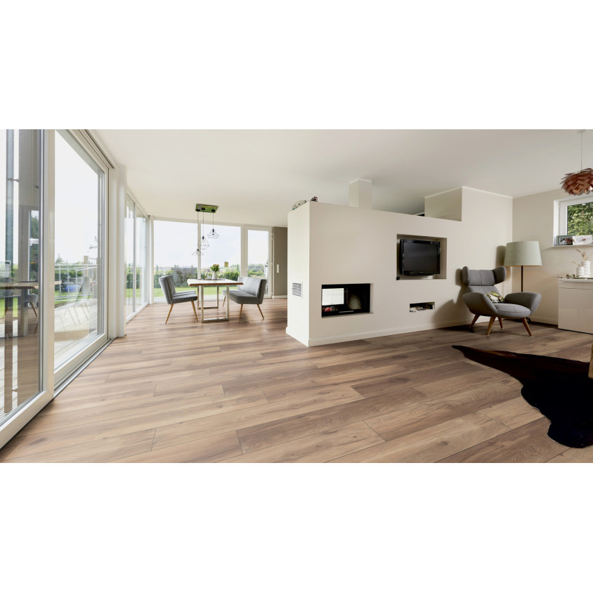 TER HURNE DURECO FLOOR CLASSIC EDITION CHENE  MADEIRA BROSSE LINEAIRE 1288X195X12MM CHANFREIN 