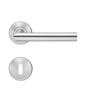 BE300B - BB, SUR ROSACE A CLIPSER, CLE L, INOX  SATINE, C. 7MM - PARIS