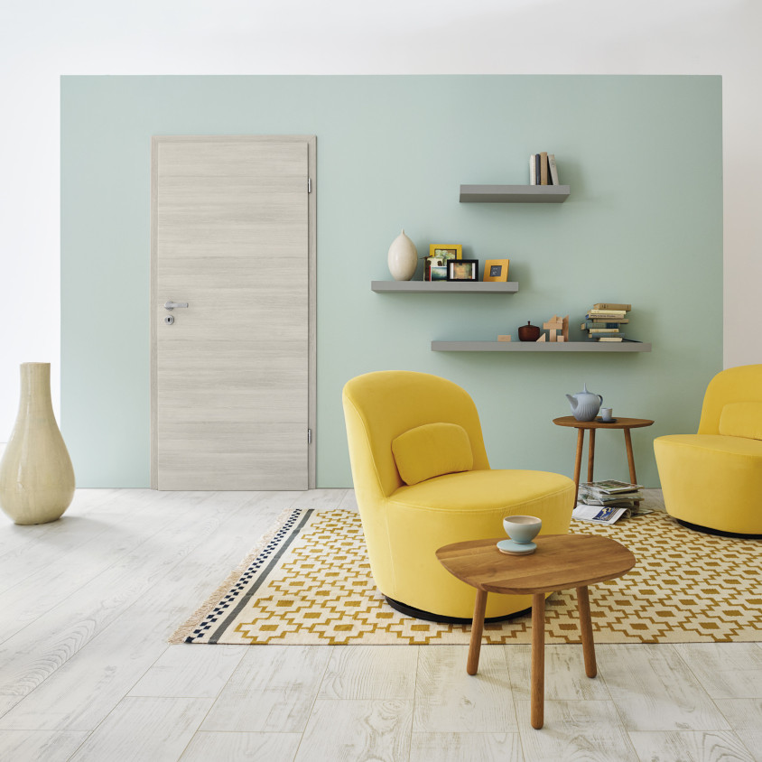 PORTE VERSO CREMA 930X2040 DIN L/DP AME  TUBULAIRE, FICHE V0020, SERRURE PD1/2T