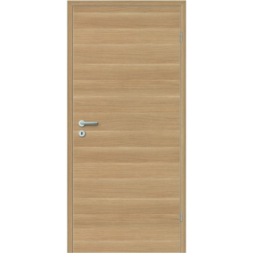 PORTE DEKOR CHENE T1 930X2040 DIN L/DP AME  ALVEOLAIRE, FICHE V0020, SERRURE PD1/2T