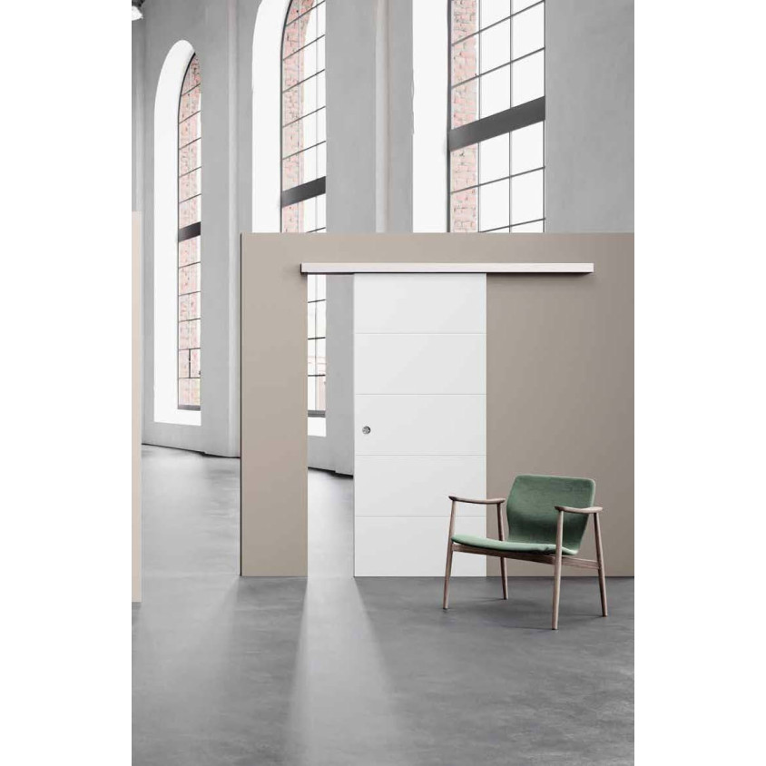 PORTE COULISSANTE ALBA 830X2040 AME TUBULAIRE,  D.G.D.A, POUR SYTEME A GALANDAGE