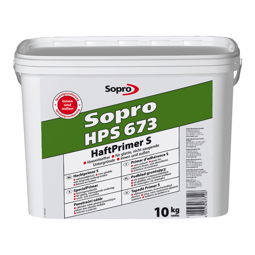 SOPRO HPS 673 PRIMAIRE SPECIAL NON SOLVANT 10KG 