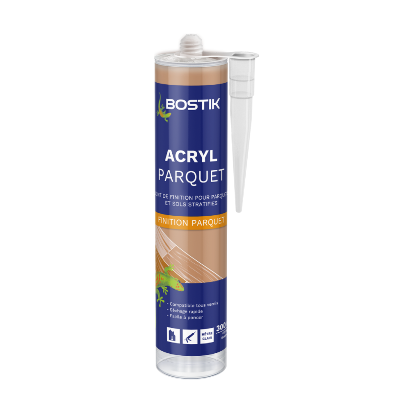 BOSTIK ACRYL PARQUET HETRE CLAIR CARTOUCHES 300 ML 