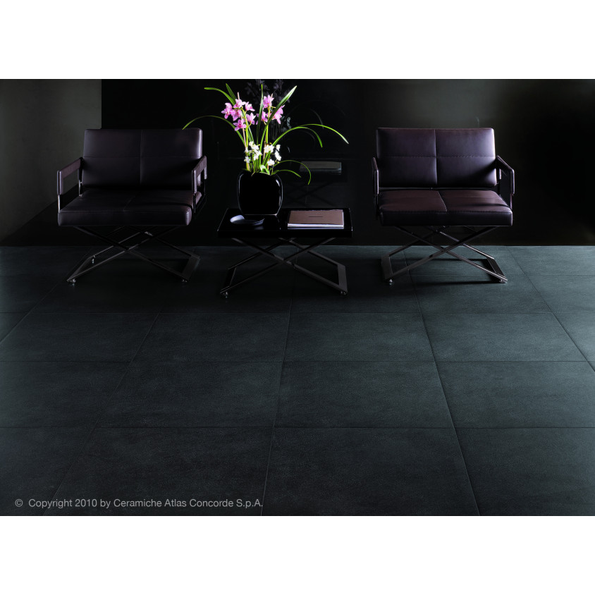 ATLAS CONCORDE ZONE BLACK 60X60 RETTIFICATO AZKD 