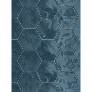 TERRATINTA HEXA WALL OCEAN WAVE GLOSSY HEXAGON  17,3X15