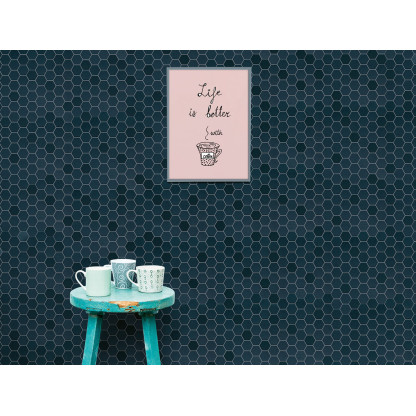 TERRATINTA HEXA DEEP NAVY MOS. 31,6X31,6  (4,3X3,8) TTBST04MHMIX