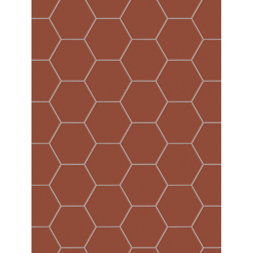 TERRATINTA HEXA FLOOR RUSTY RED HEXAGON 14X16  TTHXF13N