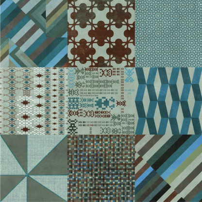 MUTINA AZULEJ COMBINATION GRI 20X20 PUACM02 