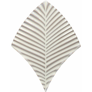 CERAMIQUE FEUILLES BLANCHES 20X15 