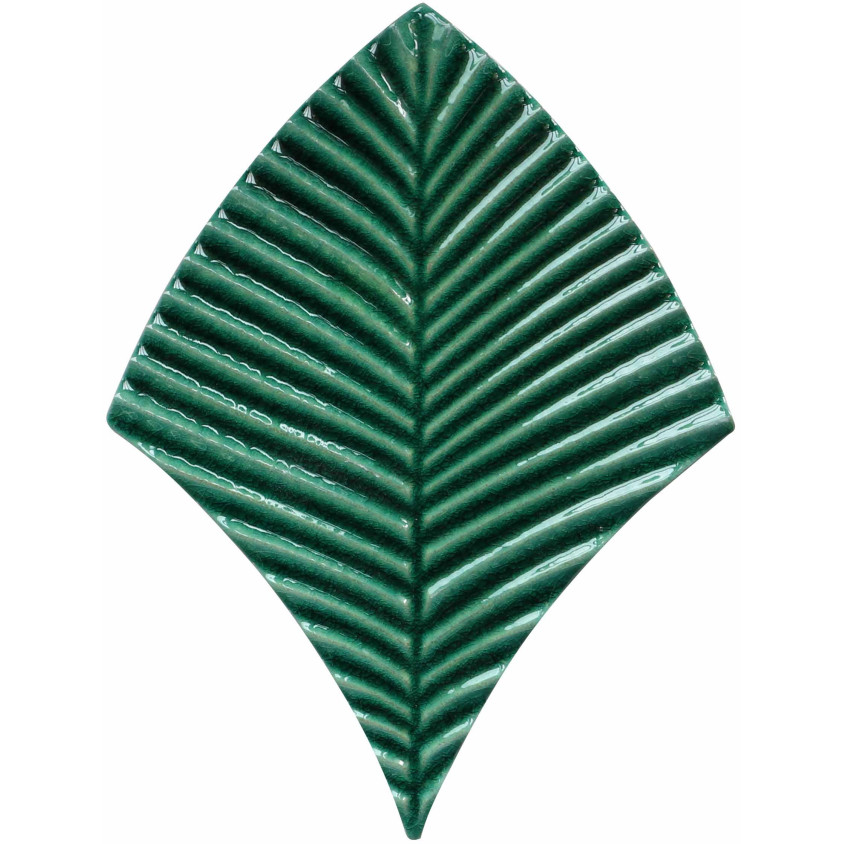 CERAMIQUE FEUILLES VERTES 20X15 