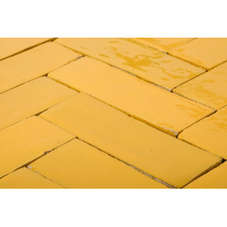 ZELLIGE BEJMAT 4,7X 14,5 CM JAUNE 