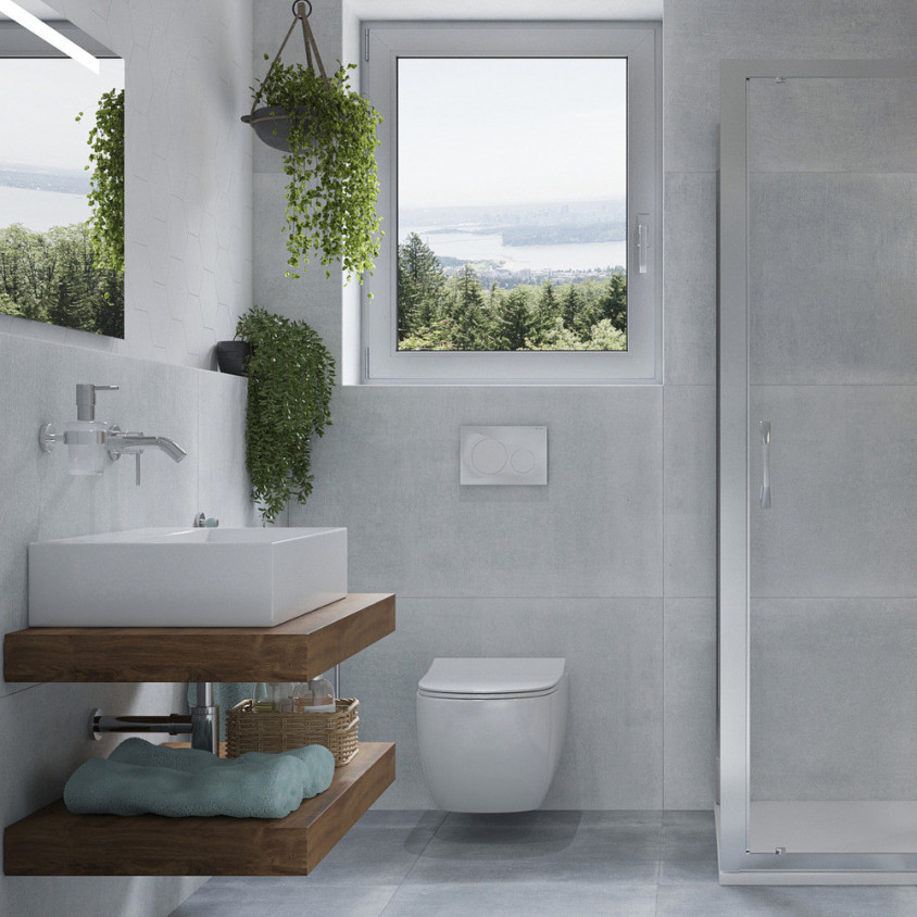 PLAQUE DE DECLENCHEMENT GEBERIT SIGMA01 POUR  RINCAGE DOUBLE TOUCHE: BLANC ALPIN REF : 