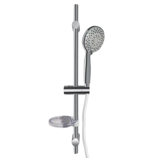 ENSEMBLE BARRE DOMAO 200 RENOV.70CM  Ø22MM,5JETSØ12CM AC,FLEX.PVC,P-SAV,CHROME REF : 