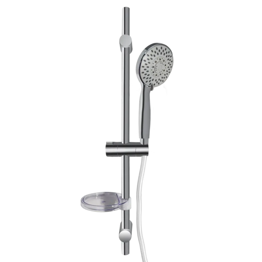 ENSEMBLE BARRE DOMAO 200 RENOV.70CM  Ø22MM,5JETSØ12CM AC,FLEX.PVC,P-SAV,CHROME REF : 