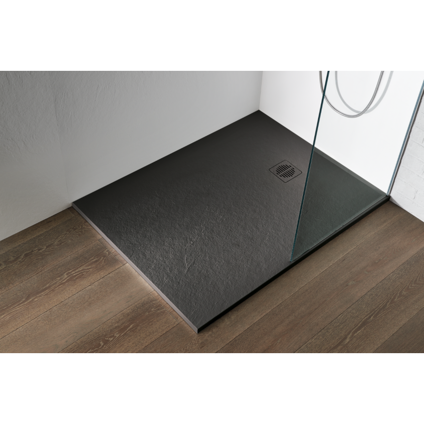 RECEVEUR ARDOISE ANTHRACITE 120X90 GRILLE RESINE R EF : DOM62  ET BONDE