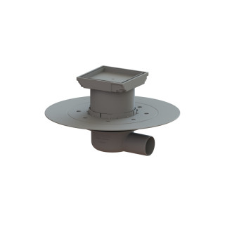 KESSEL SIPHONNETTE CLASSIC, 100X100MM, Ø 50  40150.95 SH GRILLE A CARRELER