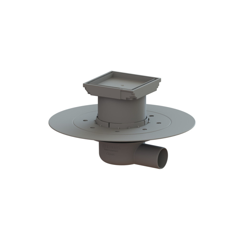 KESSEL SIPHONNETTE CLASSIC, 100X100MM, Ø 50  40150.95 SH GRILLE A CARRELER