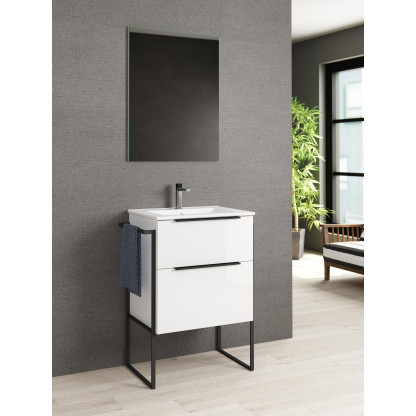 ENSEMBLE NEW MAE INDUS 60 CM BLANC BRILLANT 