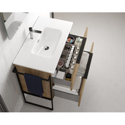 ENSEMBLE NEW MAE INDUS 60 CM CHENE NATUREL 