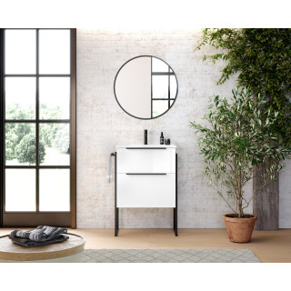 ENSEMBLE NEW MAE INDUS 70 CM BLANC BRILLANT 